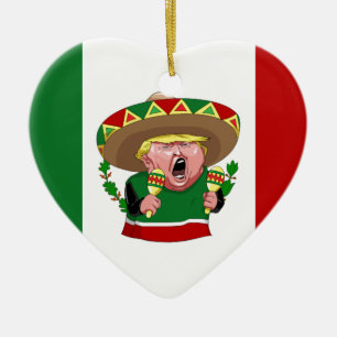 Décoration En Céramique donald trump mexicain