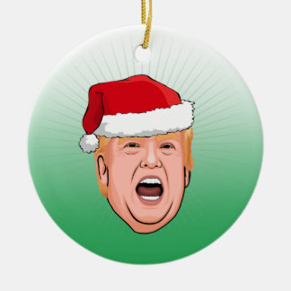 Décoration En Céramique DONALD TRUMP Noël