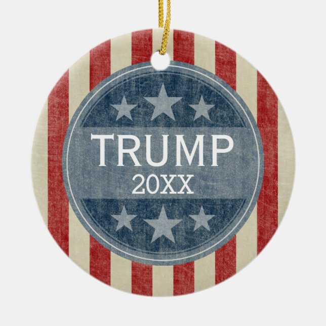 Décoration En Céramique Donald Trump - You can change date to 2020 (Devant)