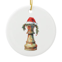 Double-Sided Christmas Chess Ornament King  Knight