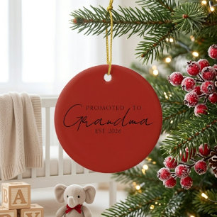 Décoration En Céramique Douce Promue Grand-Mère Cadeau Année EST