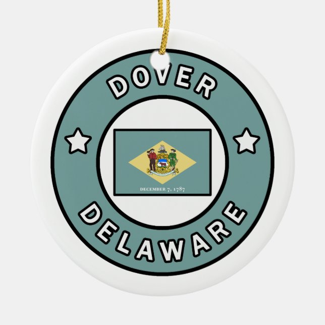 Décoration En Céramique Dover Delaware (Devant)