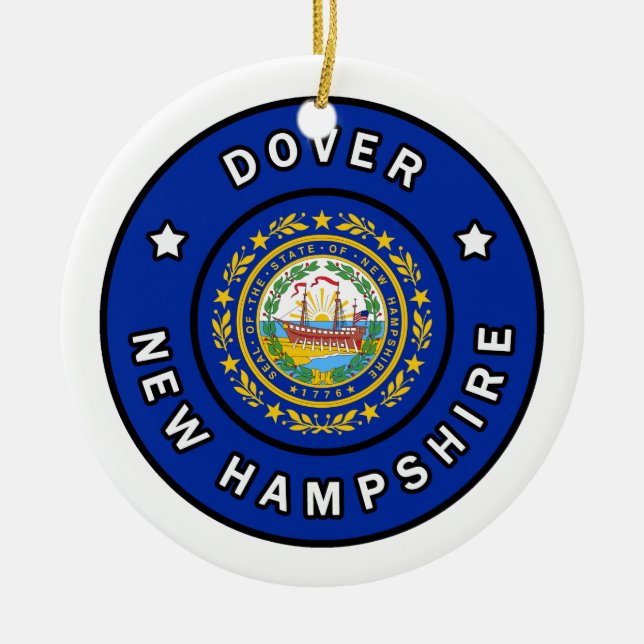 Décoration En Céramique Dover New Hampshire (Devant)
