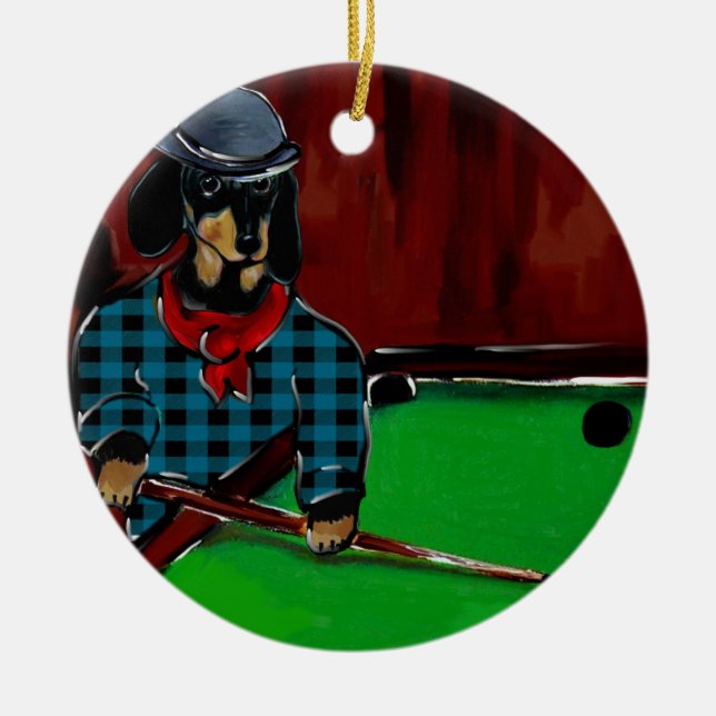 DÉCORATION EN CÉRAMIQUE DOXIE BILLIARDS   (Devant)