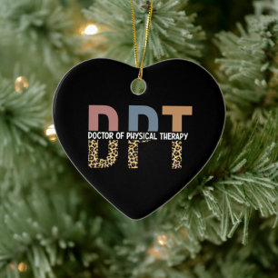 Décoration En Céramique DPT Docteur en Thérapie Physique Typographie de Ch