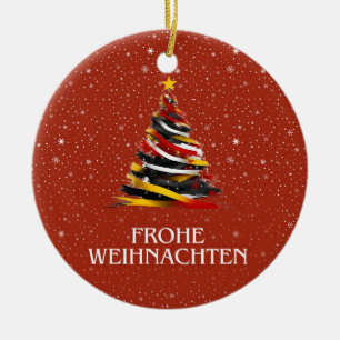 DÉCORATION EN CÉRAMIQUE DRAPEAU ALLEMAND INSPIRÉ