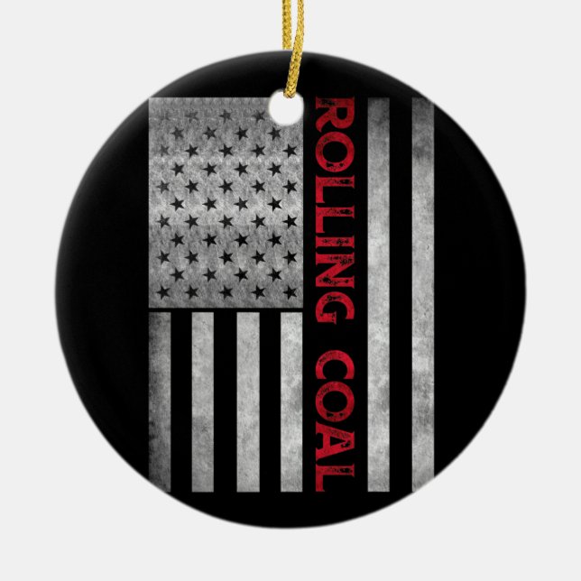 Décoration En Céramique Drapeau de charbon diesel Sweat - shirt à capuche  (Devant)