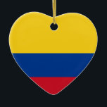 Décoration En Céramique Drapeau de Colombie, République de la Colombie<br><div class="desc">La Colombie, officiellement la République de la Colombie, est un pays situé dans le nord-ouest de l'Amérique du Sud, encadré au nord-ouest par le Panama ; à l'est par le Venezuela et le Brésil ; aux sud par l'Equateur et le Pérou ; et il partage des limites maritimes avec le...</div>