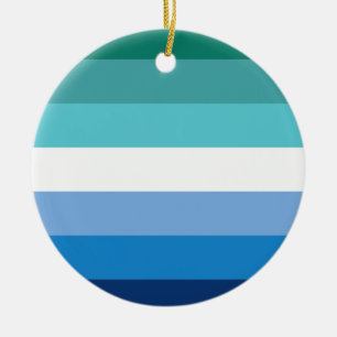 Décoration En Céramique Drapeau de fierté gay masculin