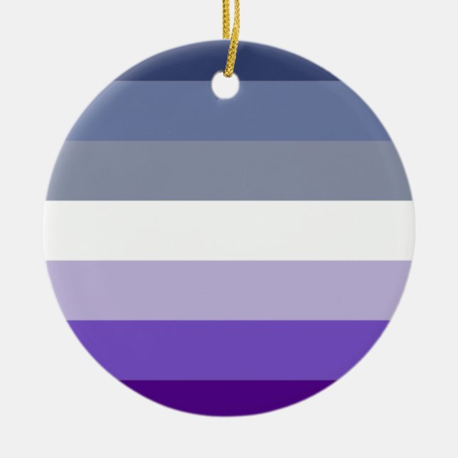 Décoration En Céramique Drapeau de fierté lesbienne Butch (Devant)