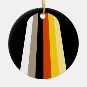 Décoration En Céramique Drapeau de la Fierté des cheveux longs