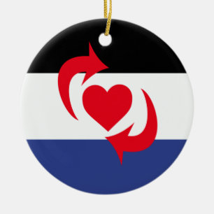 Décoration En Céramique Drapeau de la fierté Switch