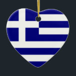 Décoration En Céramique Drapeau de la Grèce<br><div class="desc">C'est différent. This quoi a fun project ! Anyway,  thanks for stop by. Je t'aime ! Feel free to customize this to meet your needs. Have a wonderful day !</div>