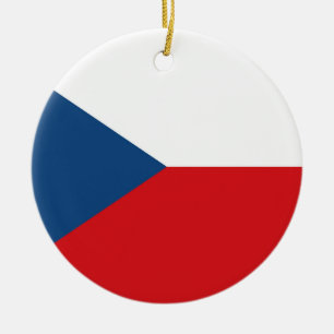 Décoration En Céramique Drapeau de la République tchèque