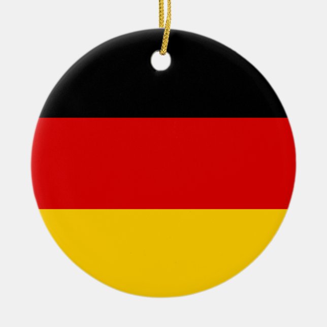 Décoration En Céramique Drapeau de l'Allemagne (Devant)