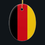 Décoration En Céramique Drapeau de l'Allemagne<br><div class="desc">Drapeau de l'Allemagne.</div>