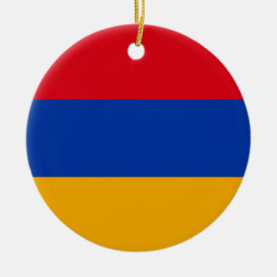 Décoration En Céramique Drapeau de l'Arménie