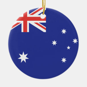 Décoration En Céramique Drapeau de l'Australie