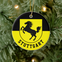 Drapeau de Stuttgart (Allemagne)