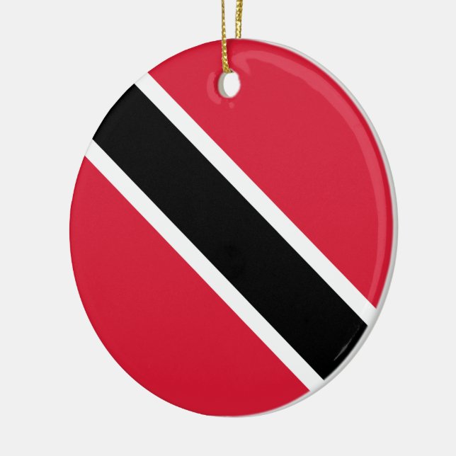 Décoration En Céramique Drapeau de Trinité-et-Tobago (Gauche)