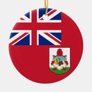 Décoration En Céramique Drapeau des Bermudes