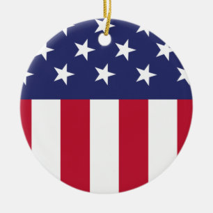 Décoration En Céramique Drapeau des États-Unis d'Amérique