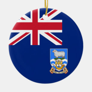 Décoration En Céramique Drapeau des îles Falkland