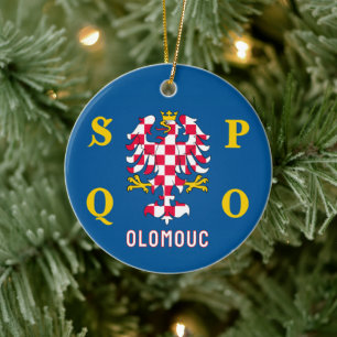 Décoration En Céramique Drapeau d'Olomouc