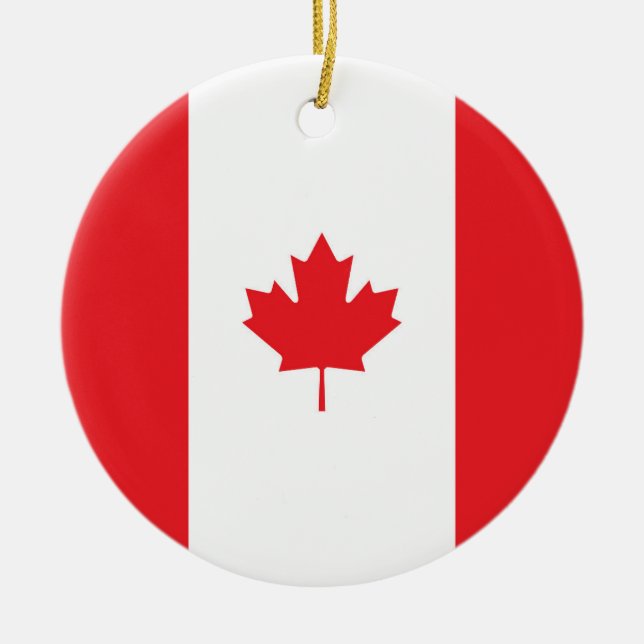 Décoration En Céramique Drapeau du Canada (Devant)