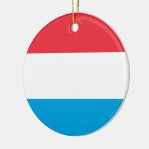 Décoration En Céramique Drapeau du Luxembourg