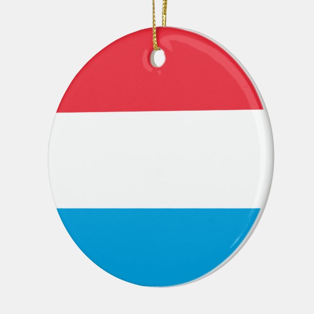 Décoration En Céramique Drapeau du Luxembourg (Gauche)