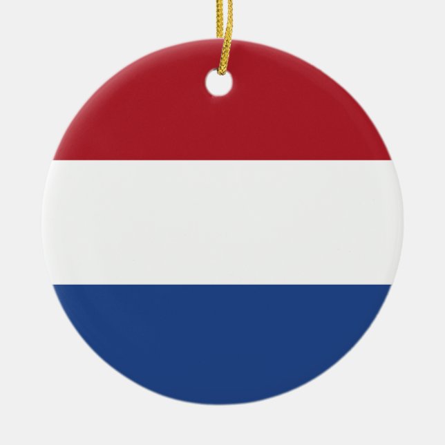 Décoration En Céramique Drapeau du Pays-Bas (Devant)