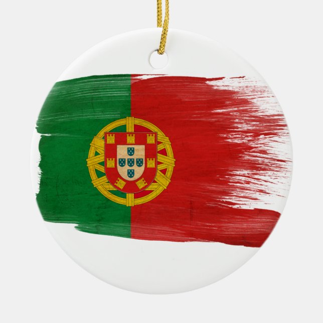 Décoration En Céramique Drapeau du Portugal (Devant)
