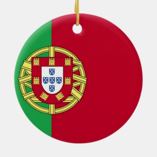 Décoration En Céramique Drapeau du Portugal (Dos)