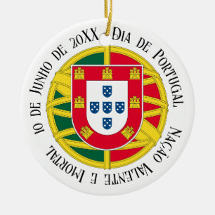 Décoration En Céramique Drapeau du Portugal pour jour férié au Portugal