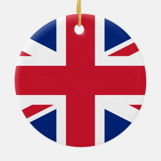 Décoration En Céramique Drapeau du Royaume-Uni (Dos)