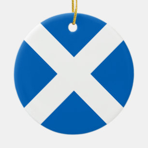 Décoration En Céramique Drapeau écossais