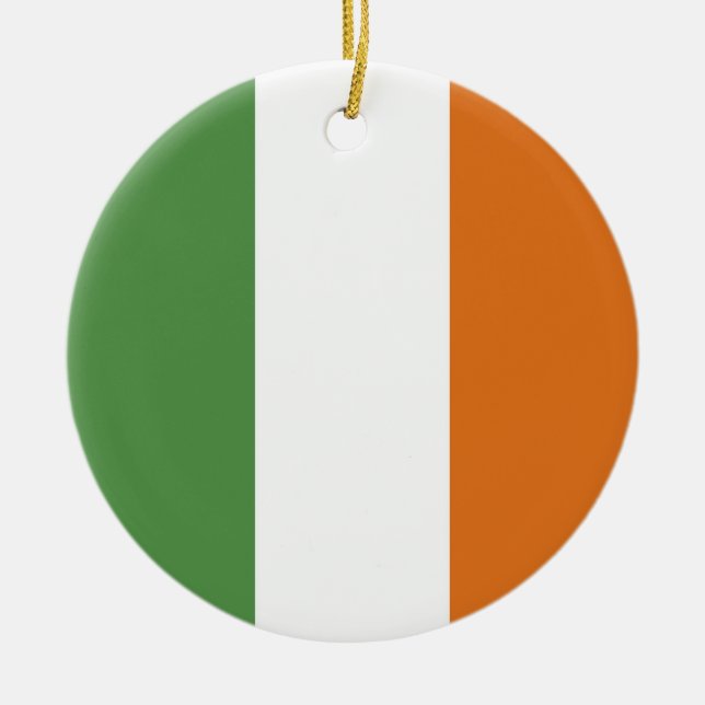 Décoration En Céramique Drapeau irlandais (Devant)
