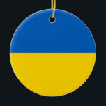 Décoration En Céramique Drapeau Ukraine<br><div class="desc">Drapeau Ukraine</div>