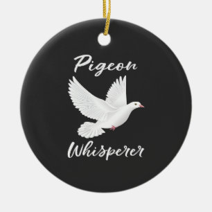 Décoration En Céramique Dresseur de pigeons