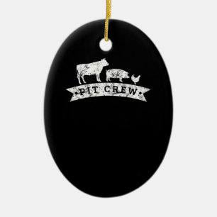 Décoration En Céramique Drôle Cow Cog Poulet Amateurs de cadeaux   Funny B