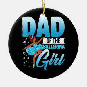 Décoration En Céramique Drôle Papa Des Danseurs De Ballet Ballerina Girl