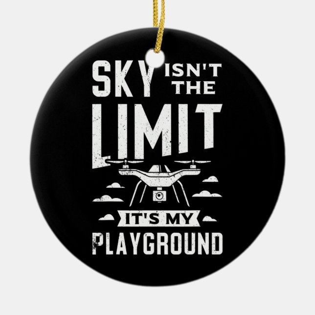 Décoration En Céramique Drone s Pour Hommes Enfants FPV Pilote Multicopter (Devant)