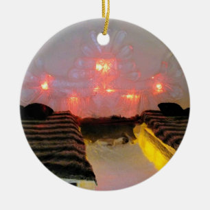 Décoration En Céramique Eagle Room à l'Hôtel de Glace, Québec, Canada