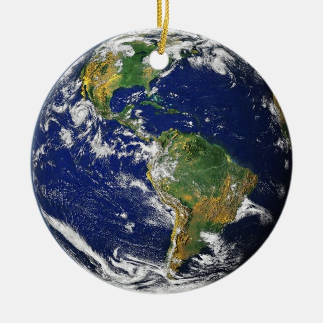 Décoration En Céramique Earth Our World Round (Devant)