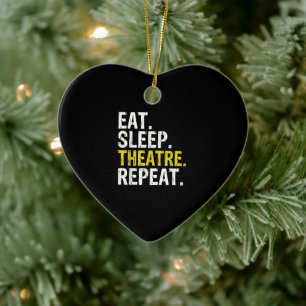 Décoration En Céramique Eat Sleep