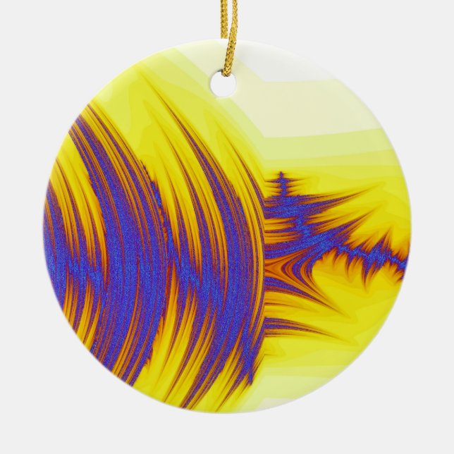 DÉCORATION EN CÉRAMIQUE EAU DE FLUX (Devant)