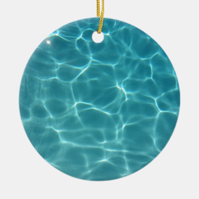 Décoration En Céramique Eau De La Piscine (Devant)