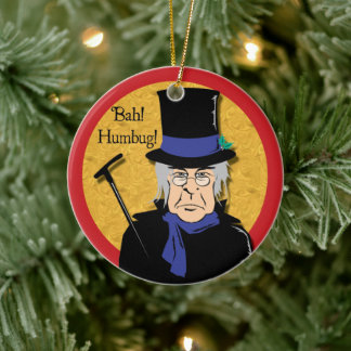 Décoration En Céramique Ebenezer Scrooge Bah! Humbug !