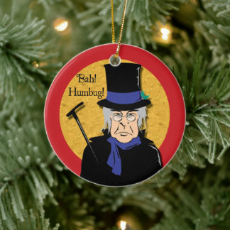 Décoration En Céramique Ebenezer Scrooge Bah ! Humbug !